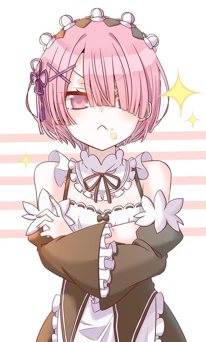 Hình Ram Re Zero mang nét duyên dáng tự nhiên