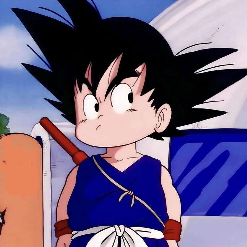 Hình SonGoku nụ cười hiền hậu tạo cảm giác thân thiện