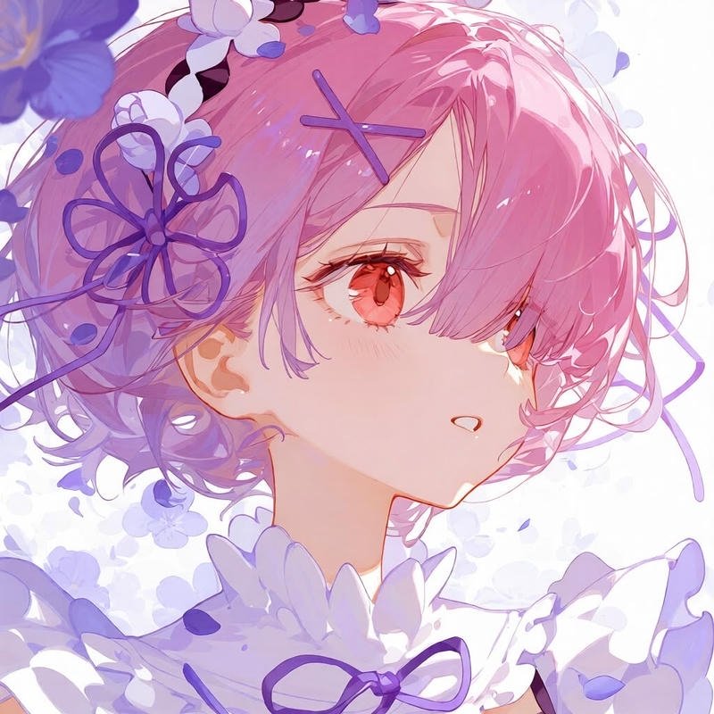 Hình ảnh Ram Re Zero mang nét dịu dàng kín đáo