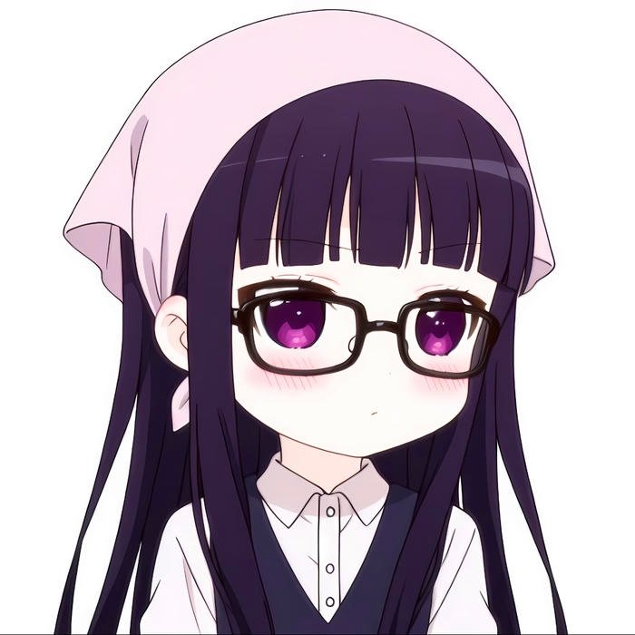 Hình ảnh anime đeo kính nét đẹp nền nã