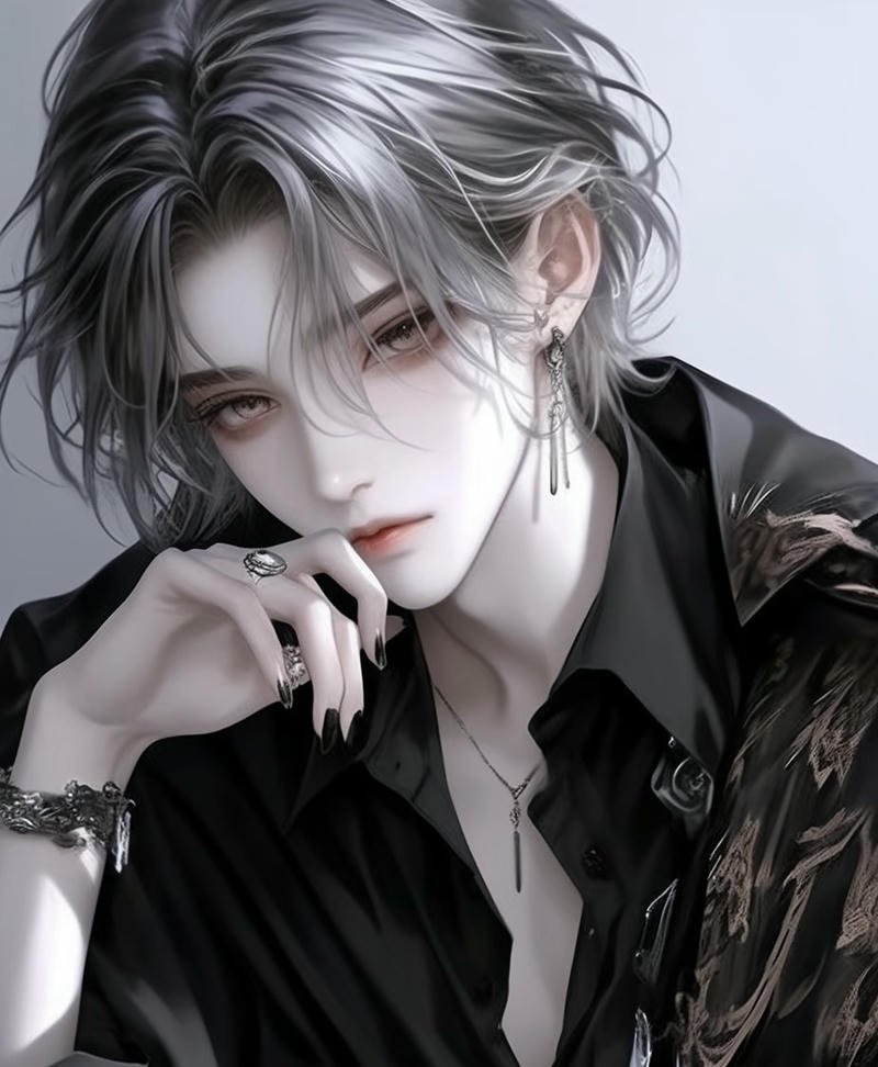 Hình ảnh anime nam ngầu ánh mắt cuốn hút