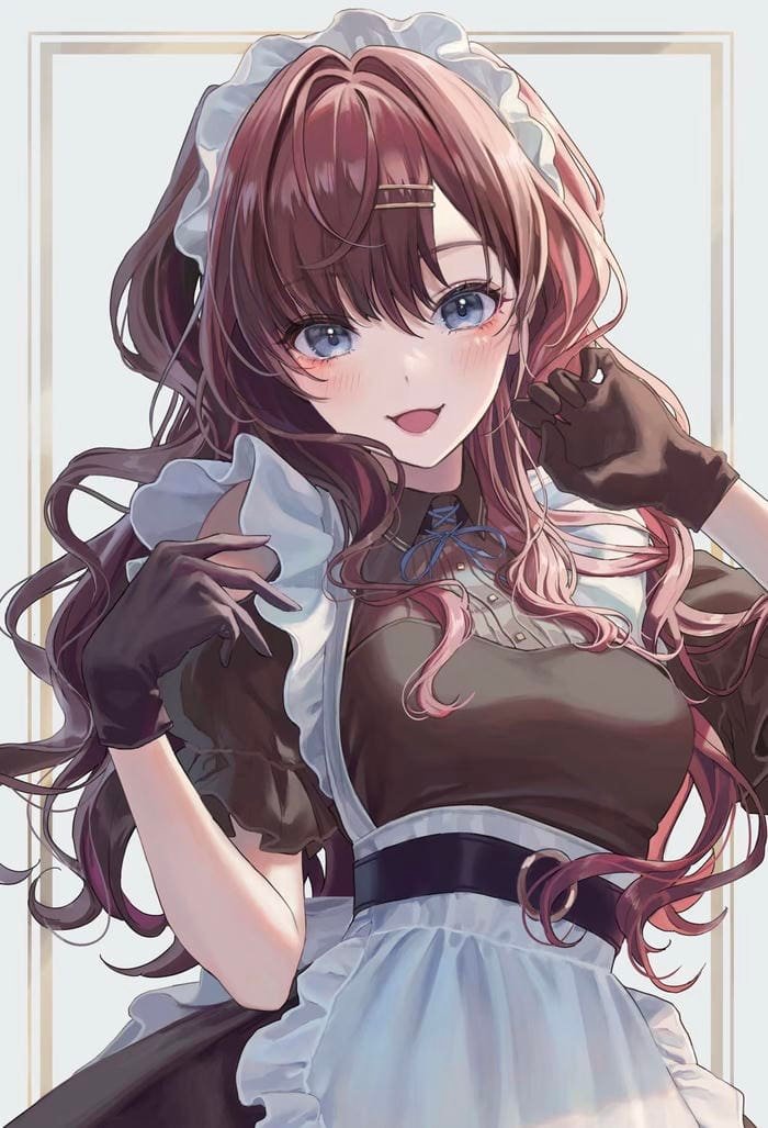 Hình ảnh nhân vật anime nữ trong trang phục ấn tượng