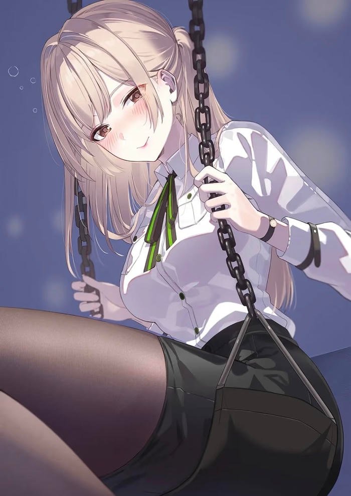 Hình ảnh nhân vật anime nữ vẻ đẹp nhẹ nhàng