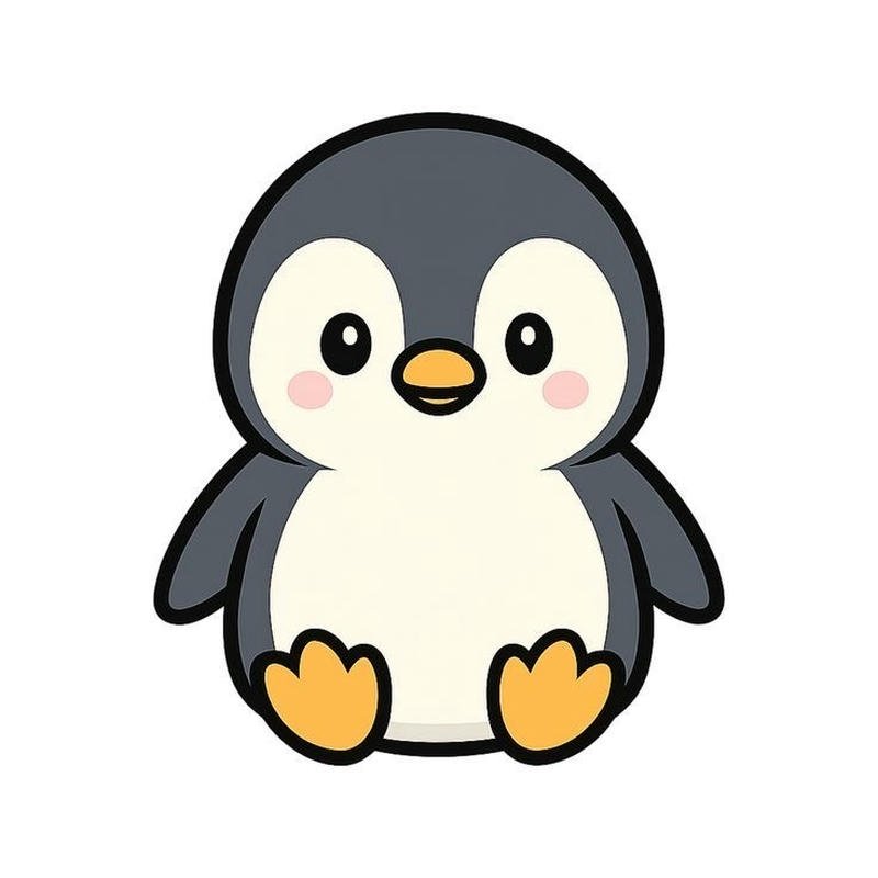 Hình con vật chibi hoạt hình đáng yêu