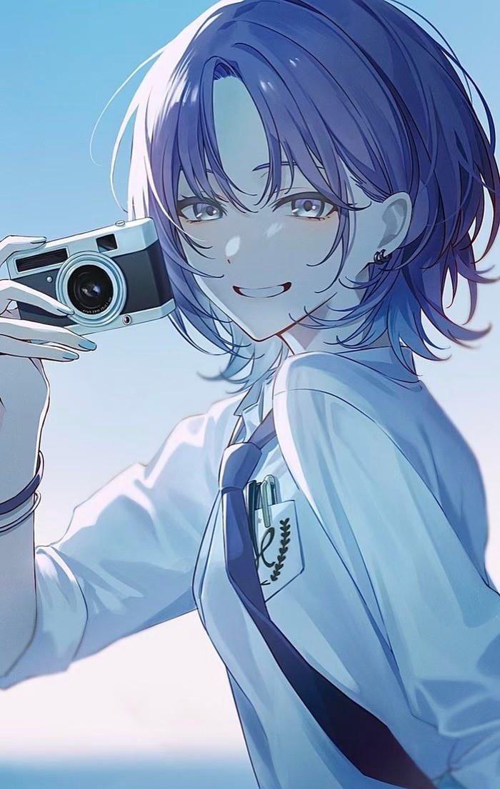 Hình nhân vật anime nữ biểu cảm mềm mại tinh tế