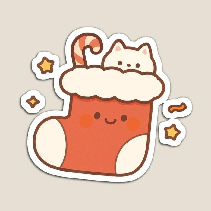 Hình sticker Noel phong cách vui vẻ