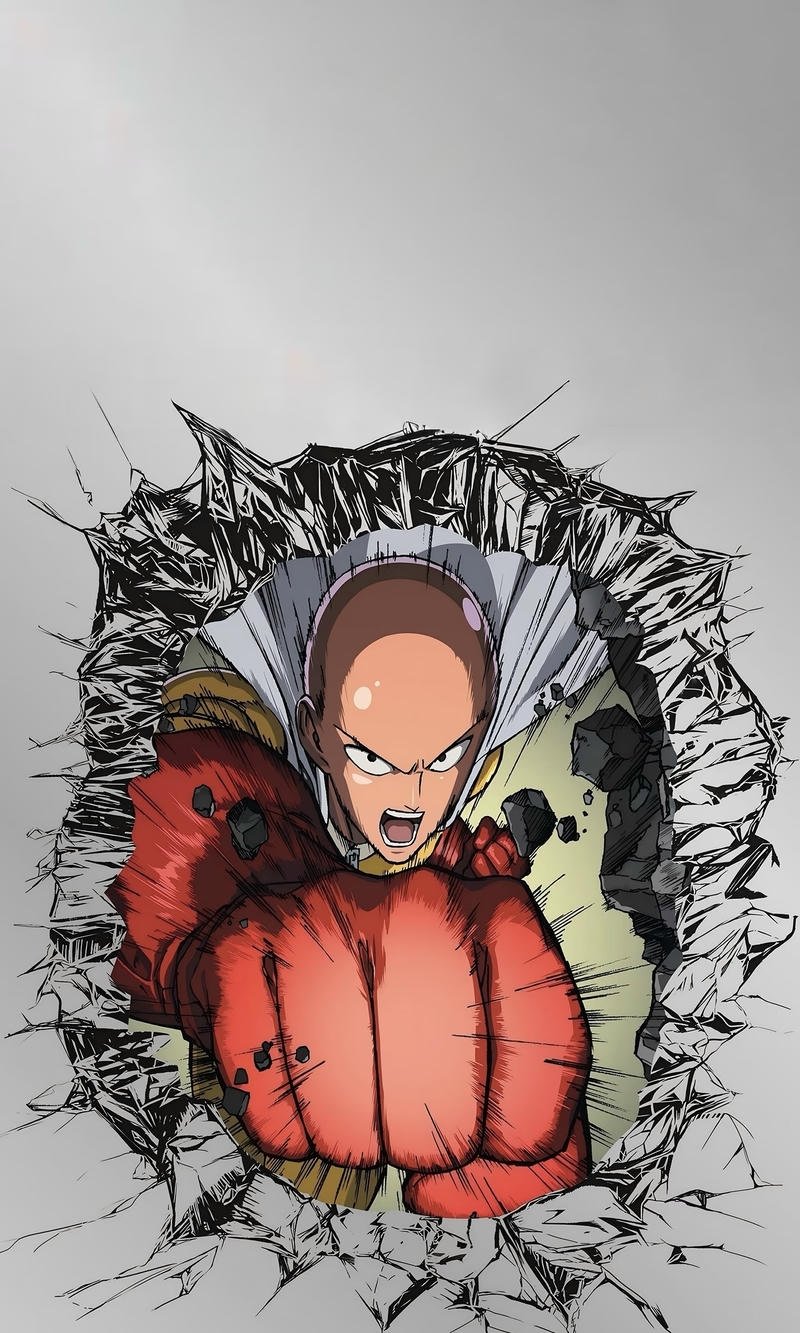 Hình tượng chiến binh mạnh mẽ trong ảnh Saitama