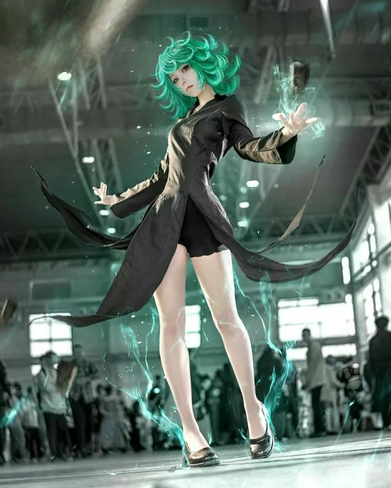 Hóa thân Tatsumaki với phong cách anime ấn tượng