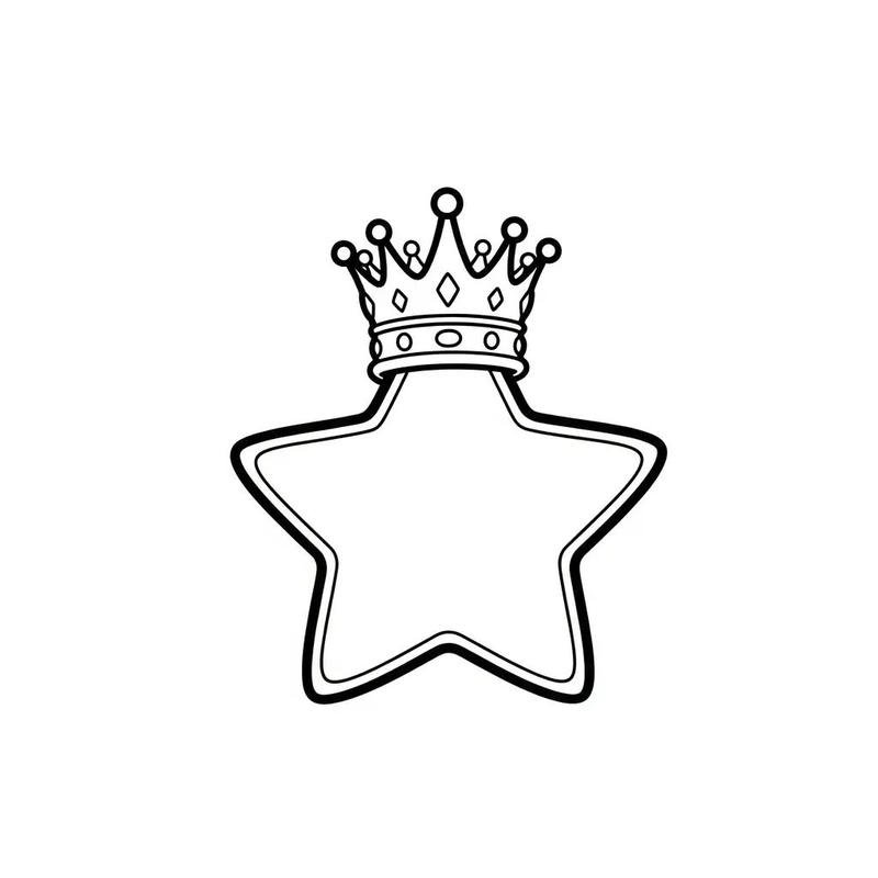 Ngôi sao tô màu cho bé với hình ngộ nghĩnh