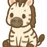 Nhãn dán con vật cute mang cảm giác dễ chịu