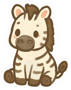 Nhãn dán con vật cute mang cảm giác dễ chịu