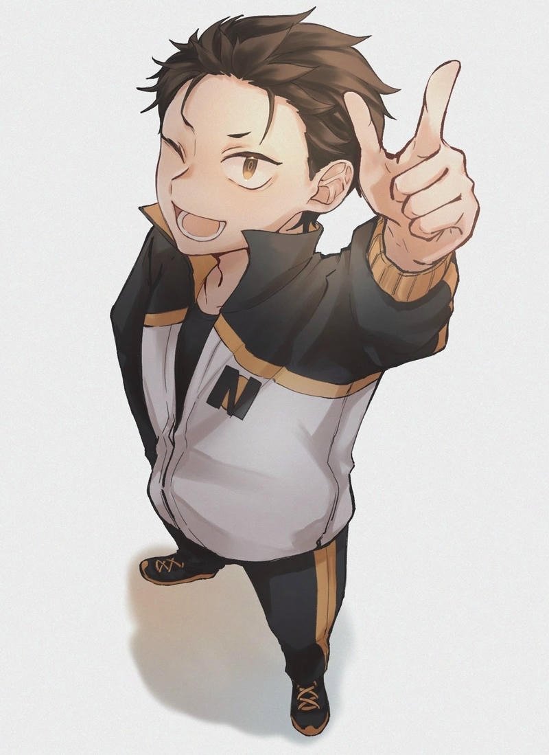 Nhân vật Natsuki Subaru anime thể hiện nội tâm sâu sắc