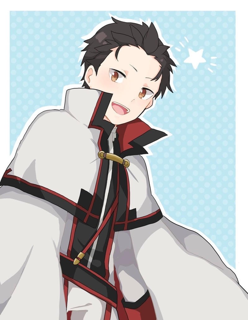 Nhân vật Natsuki Subaru anime toát lên ý chí mạnh