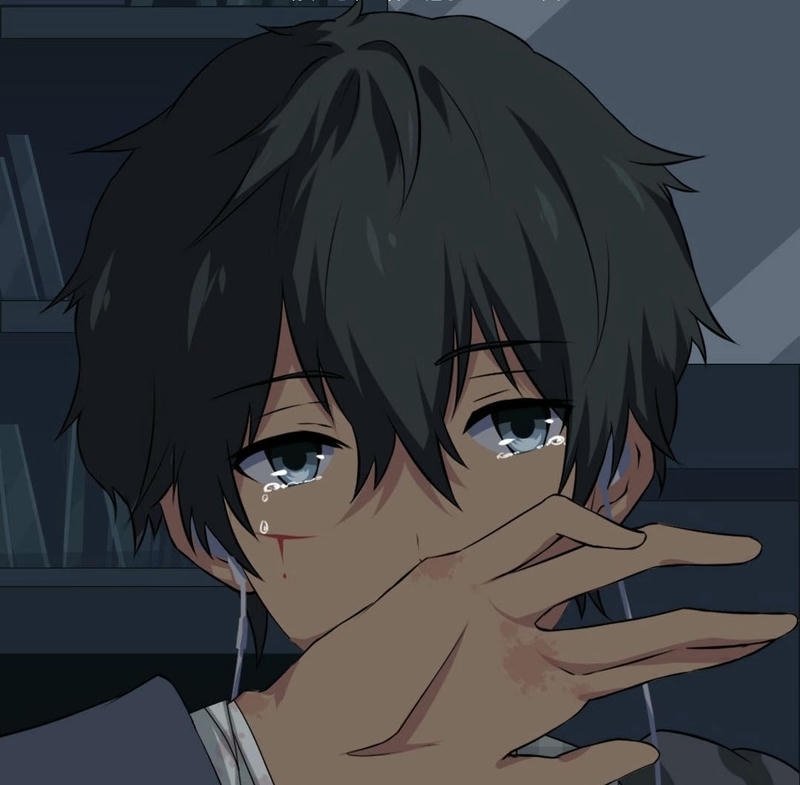 Nhân vật anime nam mang nỗi buồn sâu kín