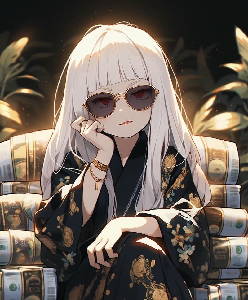 Nhân vật anime nam mang vẻ cuốn hút bí ẩn