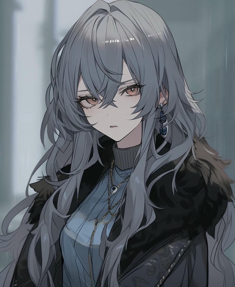 Nhân vật anime nam ngầu nhìn xa xăm đầy suy tư