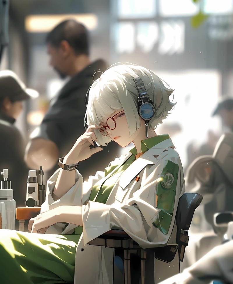 Nhân vật cá tính mạnh với biểu cảm nghiêm nghị anime