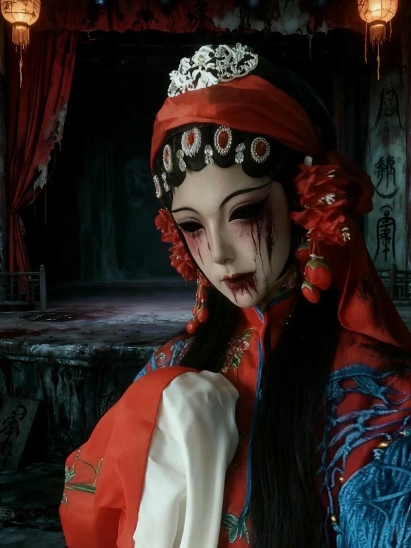 Nhân vật ma được cosplay với phong thái lạnh lẽo