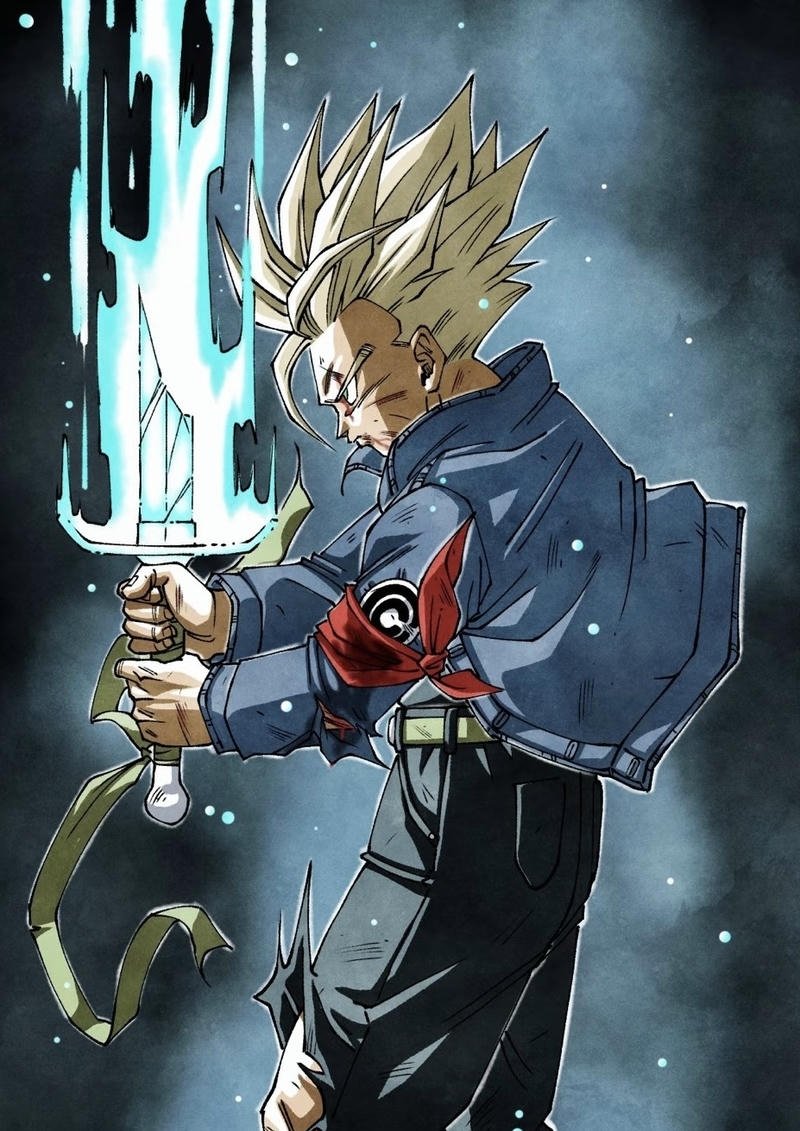 SonGoku trong trạng thái Ultra Instinct ánh sáng bạc lan tỏa