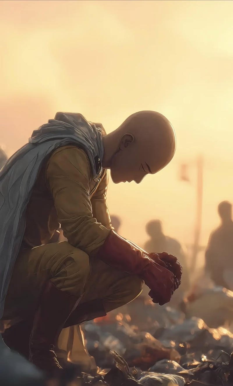 Sức mạnh áp đảo thể hiện qua ảnh Saitama