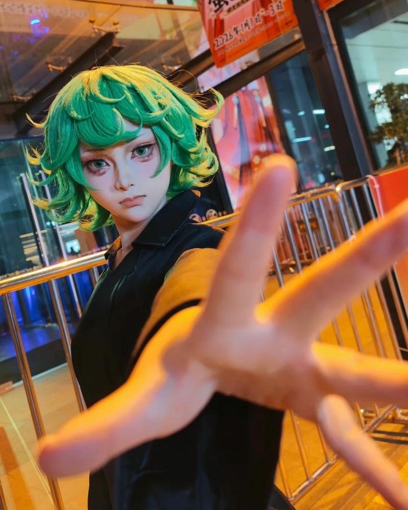 Tạo hình Tatsumaki chuẩn phong cách hoạt hình