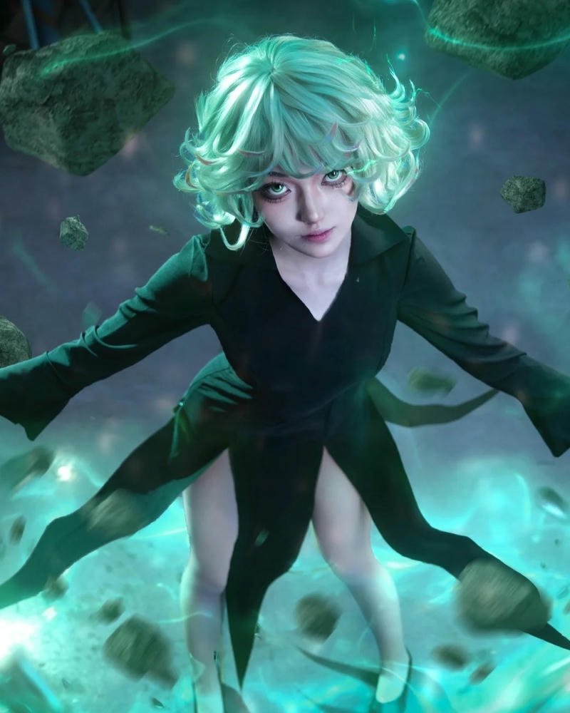 Tatsumaki cosplay thần thái quyền năng nổi bật