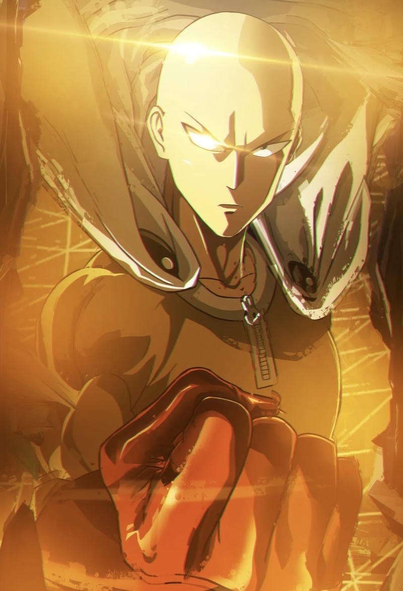 Thái độ thản nhiên của chiến binh trong ảnh Saitama