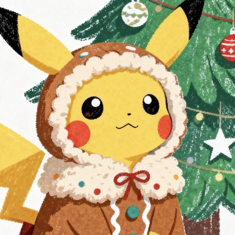 Thân hình nhỏ xinh của Pikachu tạo nét ngộ nghĩnh