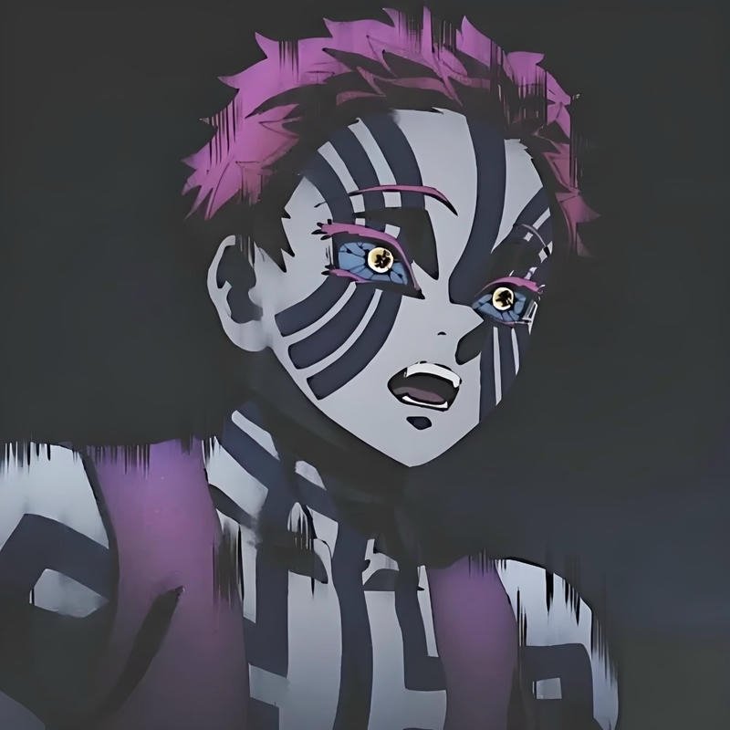 Thần thái đáng sợ của quỷ thượng huyền trong ảnh Akaza