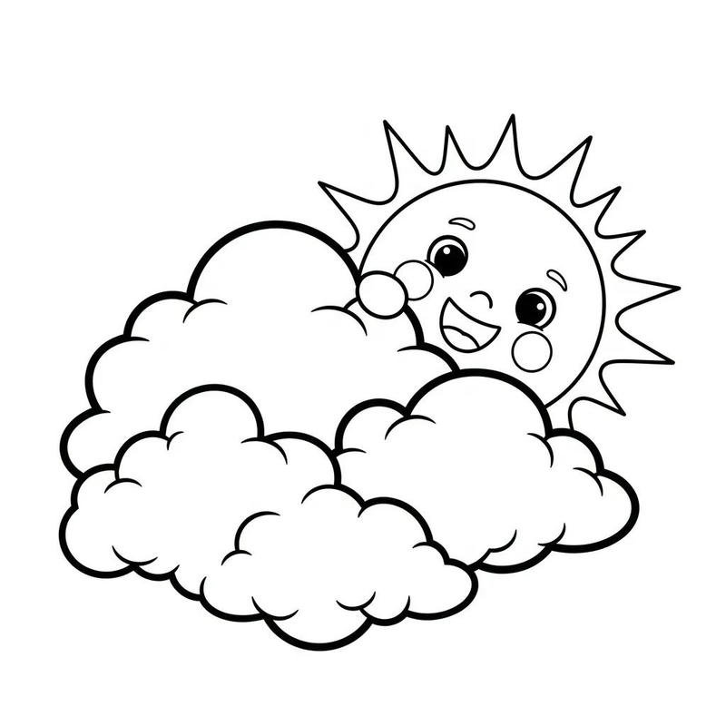 Tô màu ông mặt trời mang cảm giác ấm áp