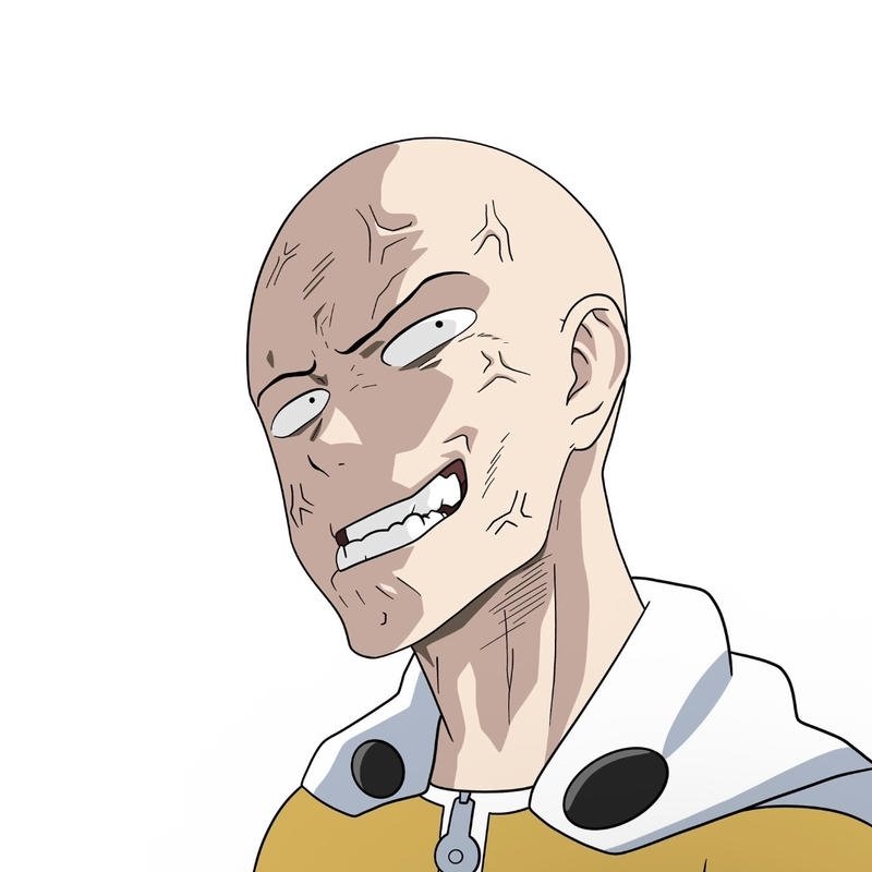 Trang phục siêu anh hùng vàng đỏ trong ảnh Saitama