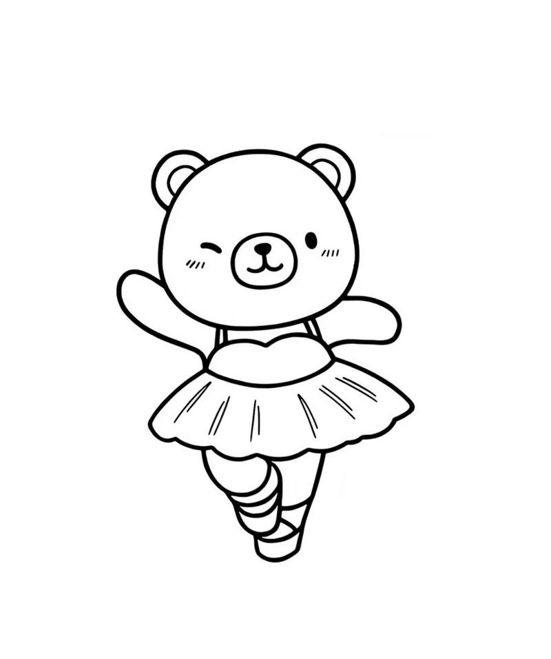 Tranh tô màu con gấu trúc phong cách vui nhộn