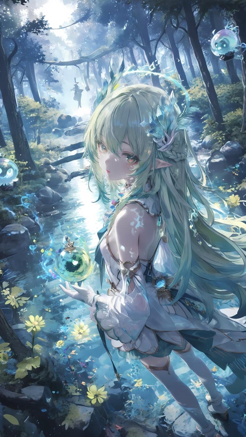 Vẻ ngoài mạnh mẽ của nhân vật anime trẻ