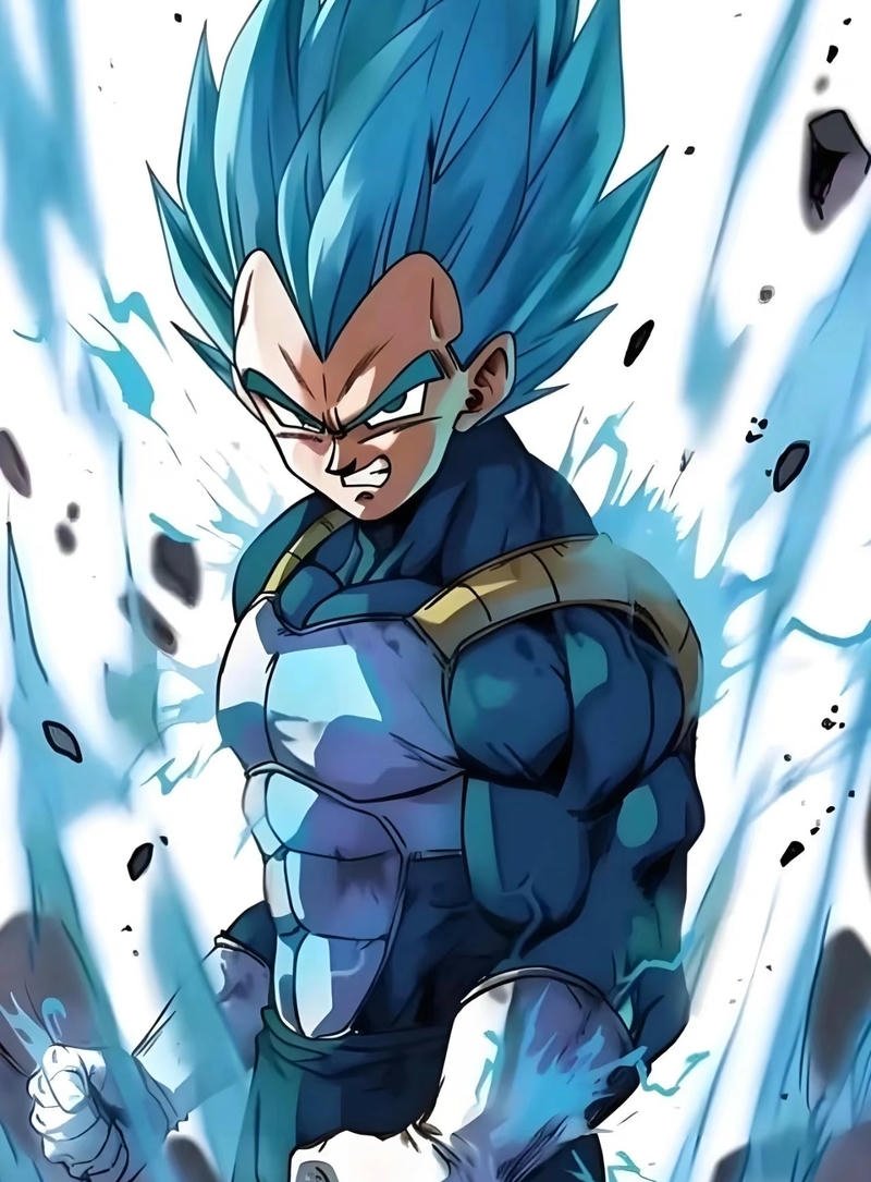 Vegeta trong trạng thái biến hình đầy sức mạnh