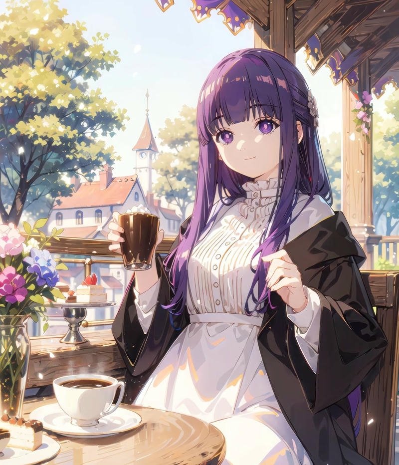 Ảnh Fern anime phong cách dịu dàng cuốn hút