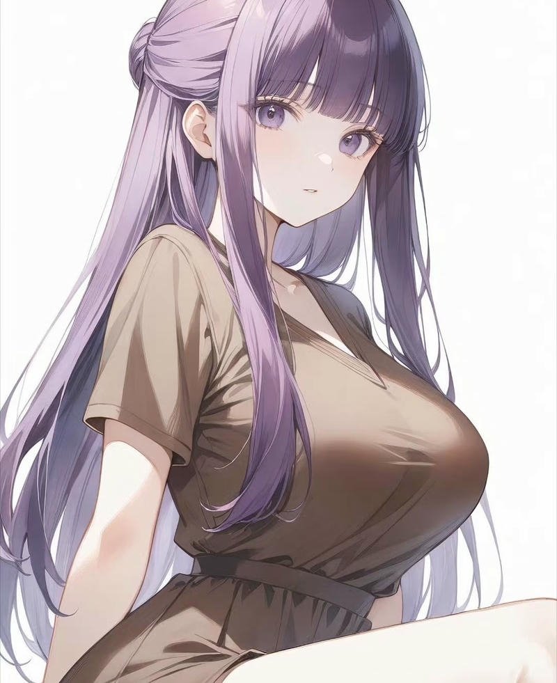 Ảnh Fern anime trong khung cảnh thiên nhiên đẹp