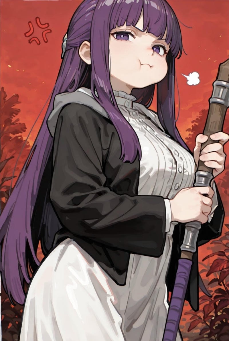 Ảnh Fern anime với phong cách dịu dàng nhẹ