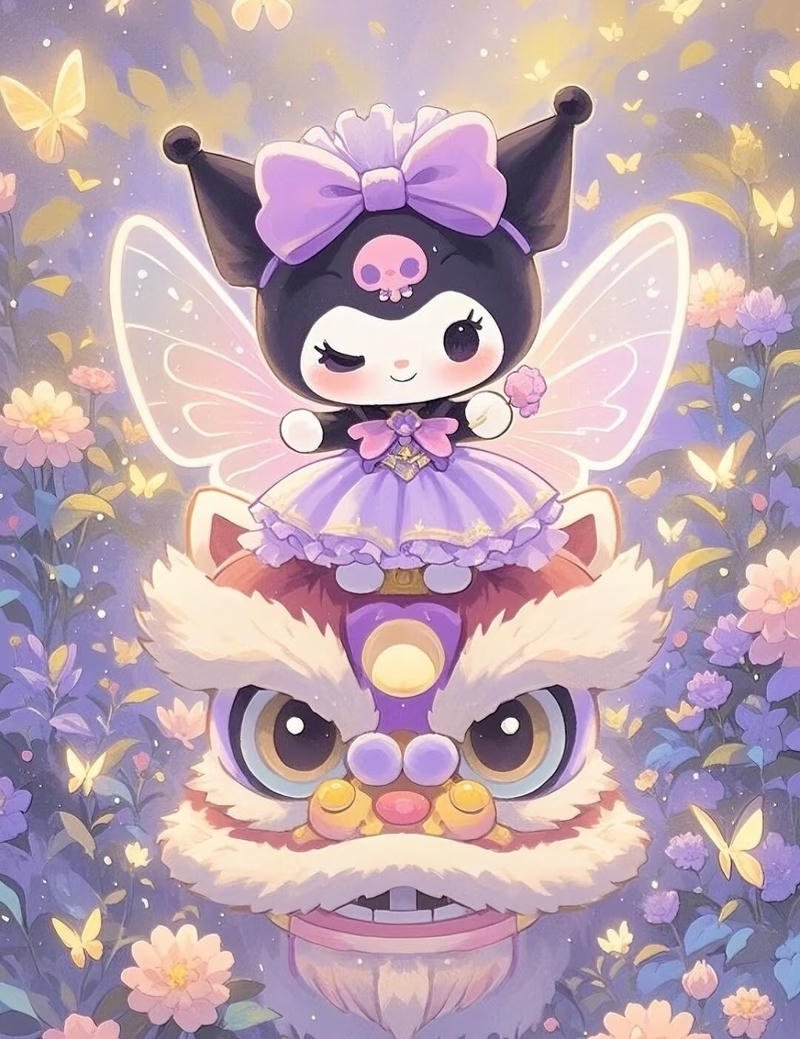 Ảnh Kuromi anime phong cách cute cuốn hút