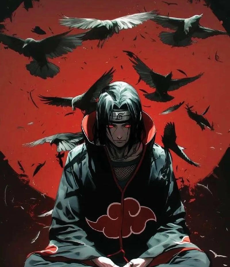 Ảnh Uchiha Itachi phong cách anime lạnh lùng