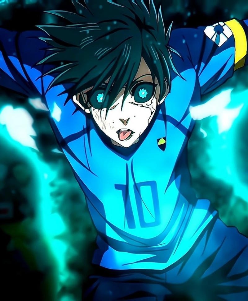 Ảnh anime Blue Lock phong cách thi đấu quyết liệt