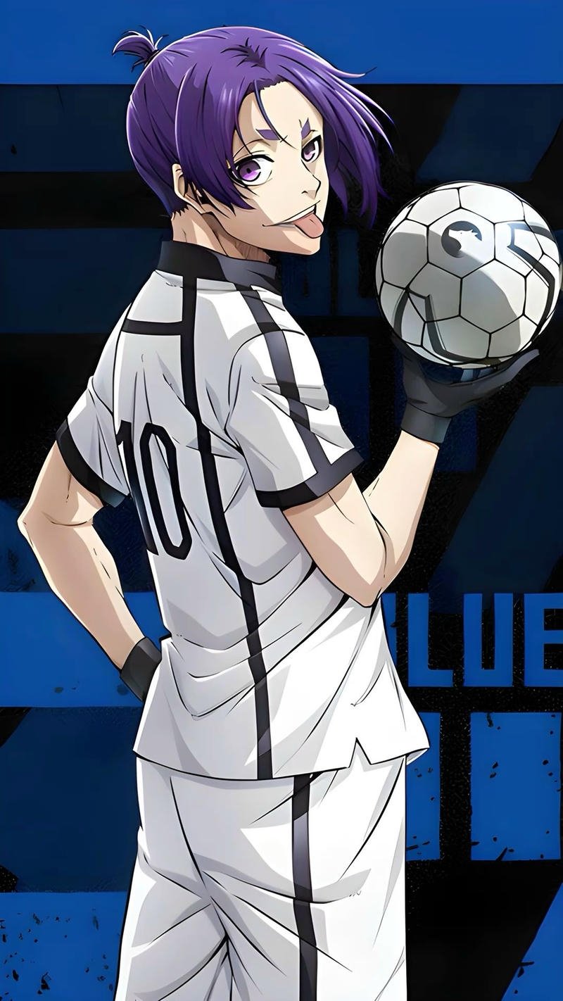 Ảnh anime Blue Lock trong trận đấu căng thẳng