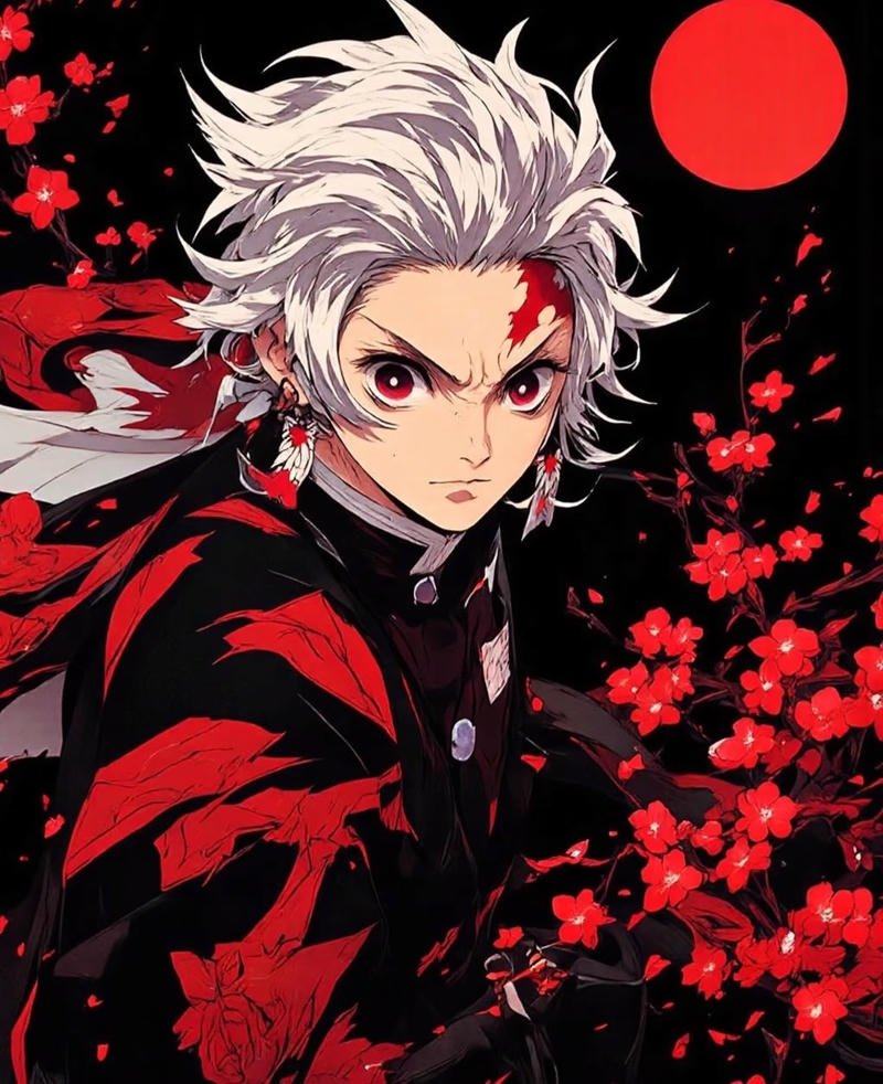 Ảnh anime Thanh Gươm Diệt Quỷ phong cách hành động mạnh