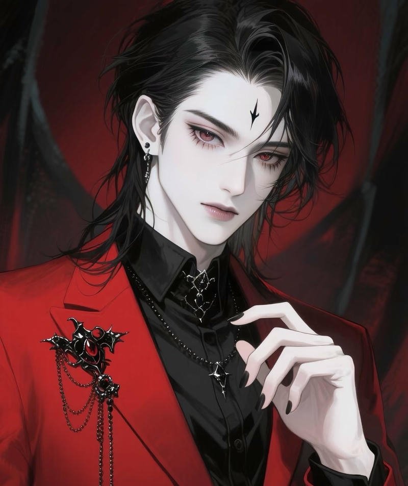 Ảnh anime ma cà rồng phong cách đêm lạnh