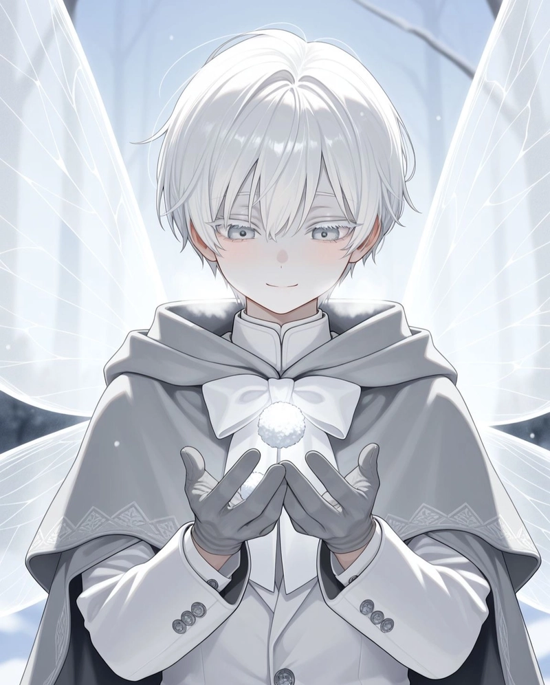 Ảnh anime nam tóc trắng trong cảnh hành động đẹp