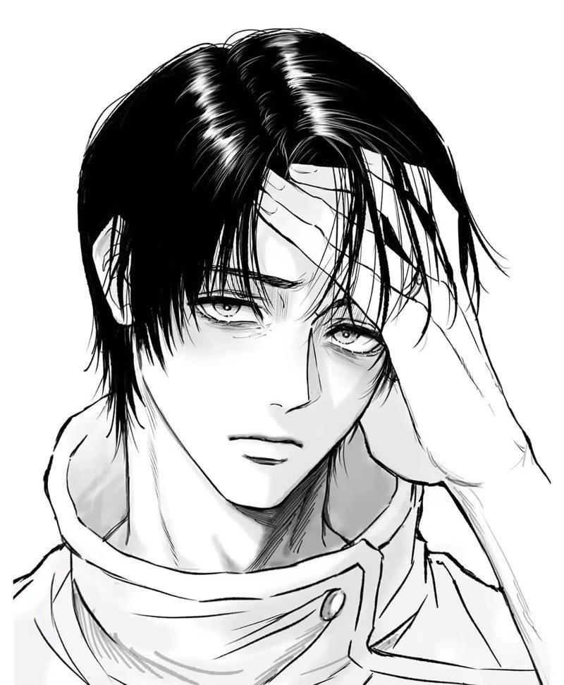 Ảnh anime nam trắng đen cực đẹp dành giải trí