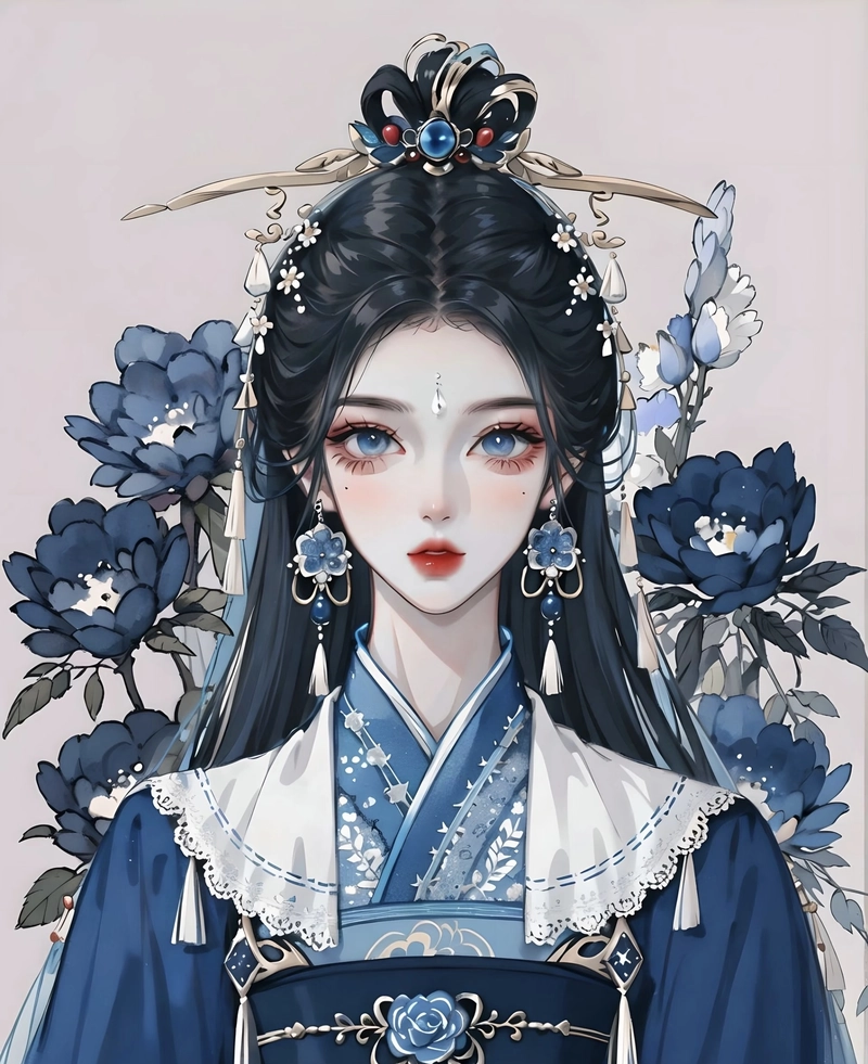 Ảnh anime nữ cổ trang phong cách cổ điển tinh tế