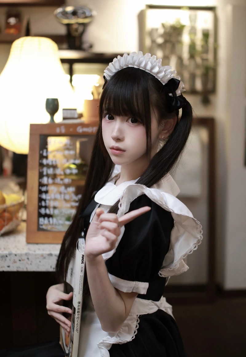 Ảnh gái xinh mặc đồ hầu gái đẹp