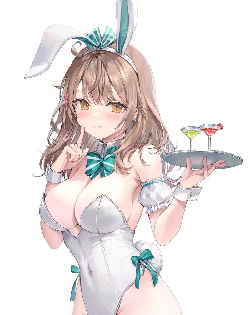 Ảnh thỏ anime phong cách kawaii nhẹ nhàng