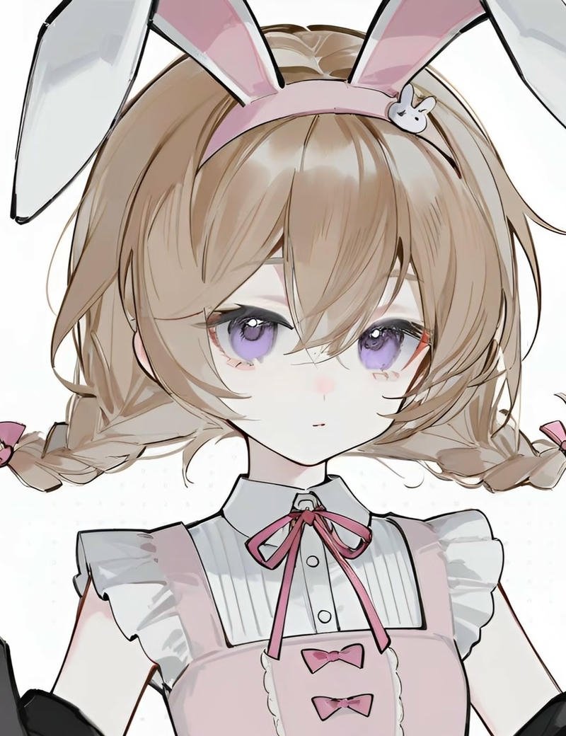 Ảnh thỏ anime trong không gian yên tĩnh