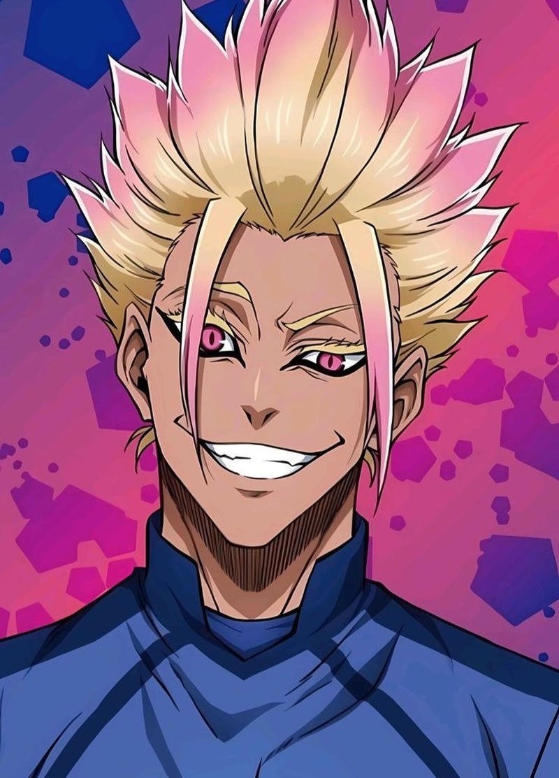 Cầu thủ Blue Lock trong pha xử lý bóng đẹp